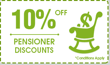 10% pensioner discount available on all heating and cooling services