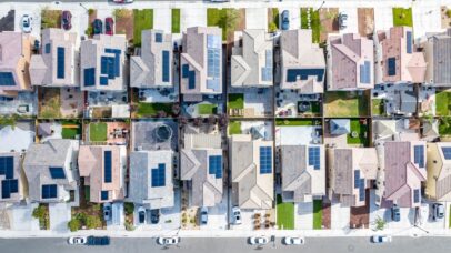 Residential homes view