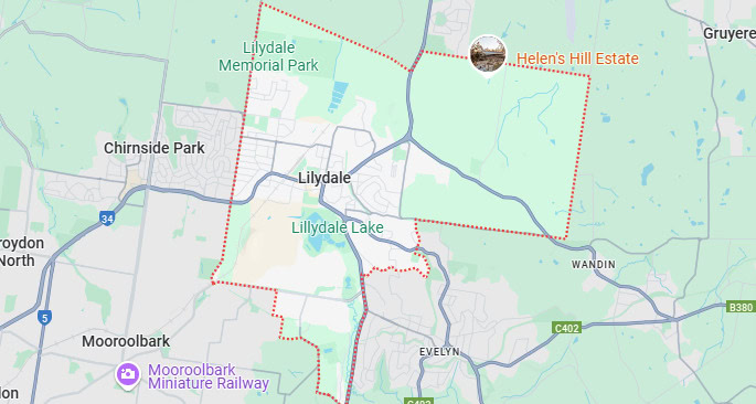 Lilydale map area